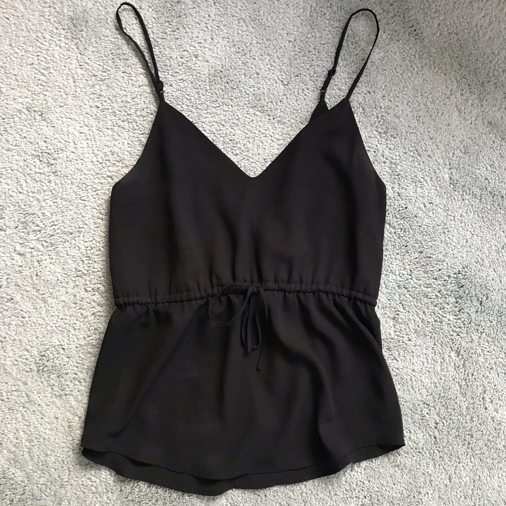 Aritzia Babaton Black Blouse Tank